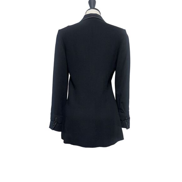 Tintoretto Navy Tailored Long Sleeve Wool Blazer Suit Jacket - Picture 3 of 6